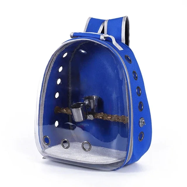 Bird Parrot Backpack Carrier Bubble Bag Small Dog Cat Space Capsule Pet Carrier for Hiking Outing Backpack Pet Bird Supplies