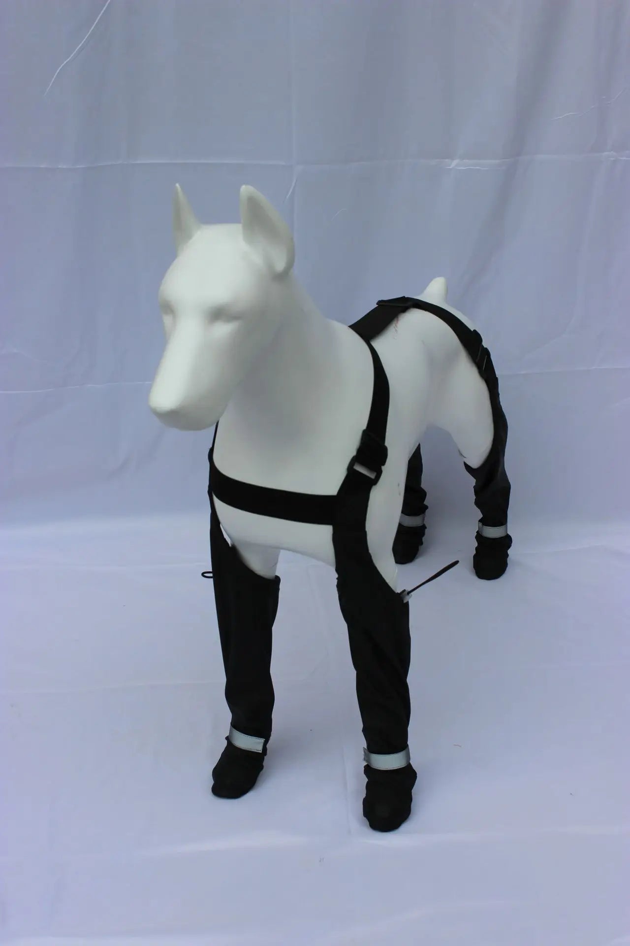 New Anti-Dirt Reflective Stripes Dog Boots All-Season Elastic Waterproof Outdoor Pet Shoes Dogs Non-Slip Grip Machine Washable