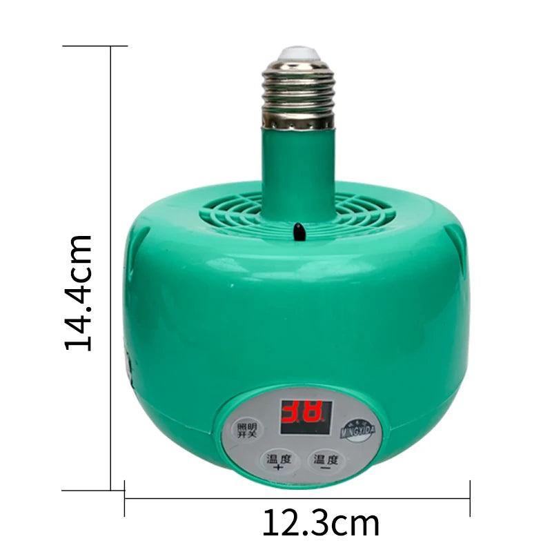 Pet Heater Animal Heating Lamp Warm Light Lamp Thermostat Thermostat Heater Reptile Box Heating Lamp 220V 150W For Incubator