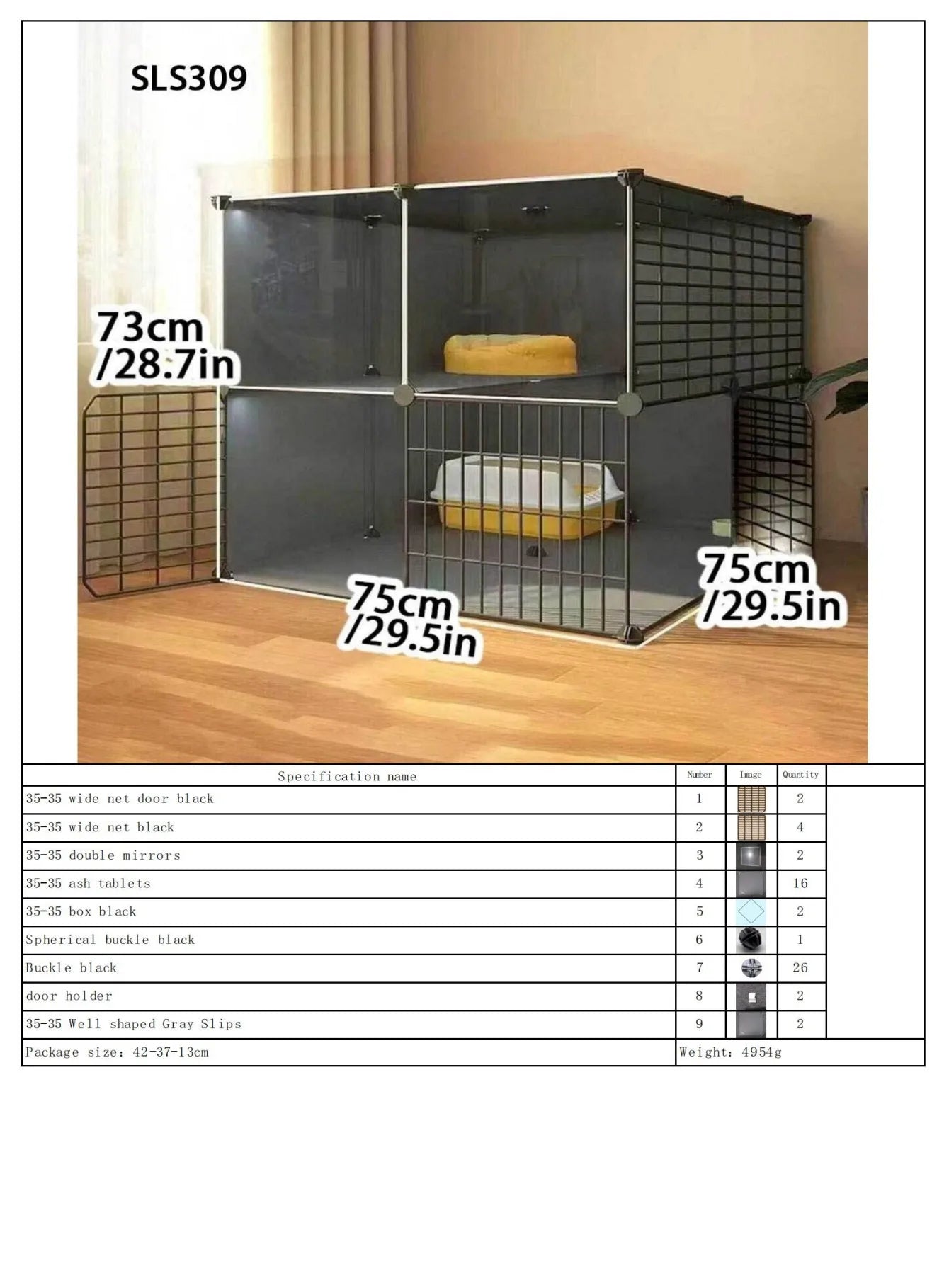 Cat Cage, Household Indoor Small Apartment, Cat Villa, Cat House, Cat Nest, Integrated Does Not Occupy an Area