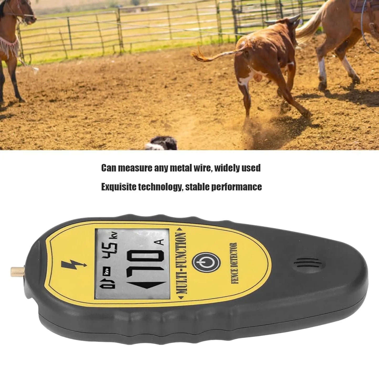 Sustainable  Digital Fence Tester for Fence Volt up to 15 Kv Fence Scout Fault Finder