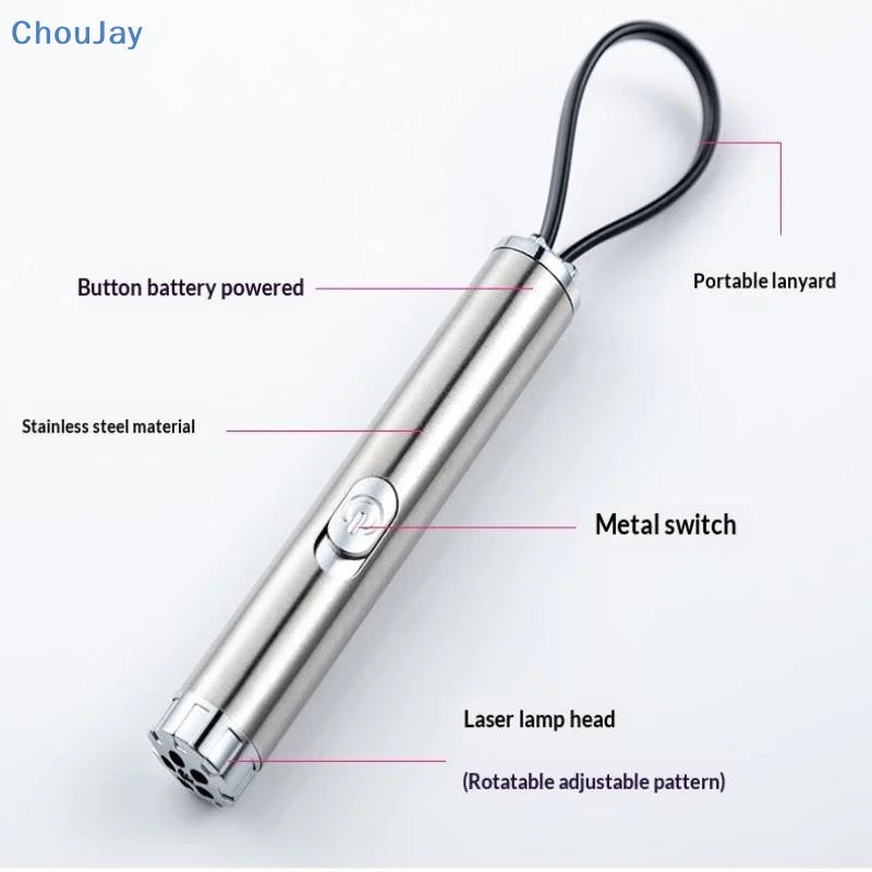 ♥Multi-pattern Laser Cat Teaser Pen Pet Toy with Infrared Always-on Switch