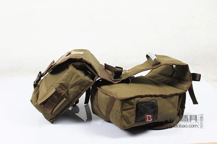 Equestrian Riding Saddle Bag Knight Equipment Western Saddle Accessories Riding Gear Oxford Cloth Waterproof