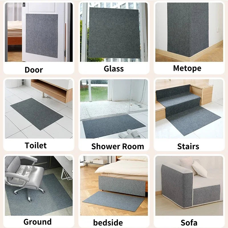 Trimmable Cat Scratching Mat Cat Scratcher Sofa Tape Scratching Post Self-adhesive Carpet Cat Scratch Board Cat Accessories