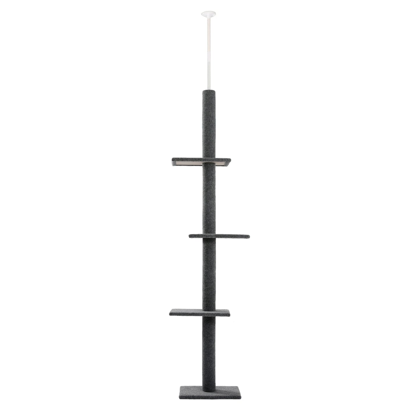 Adjustable Floor-to-Ceiling Vertical Cat Tree Tower Stable Tall Cat Climbing Tree Cat Kittens Cat Toy Suitable for Indoor Cats