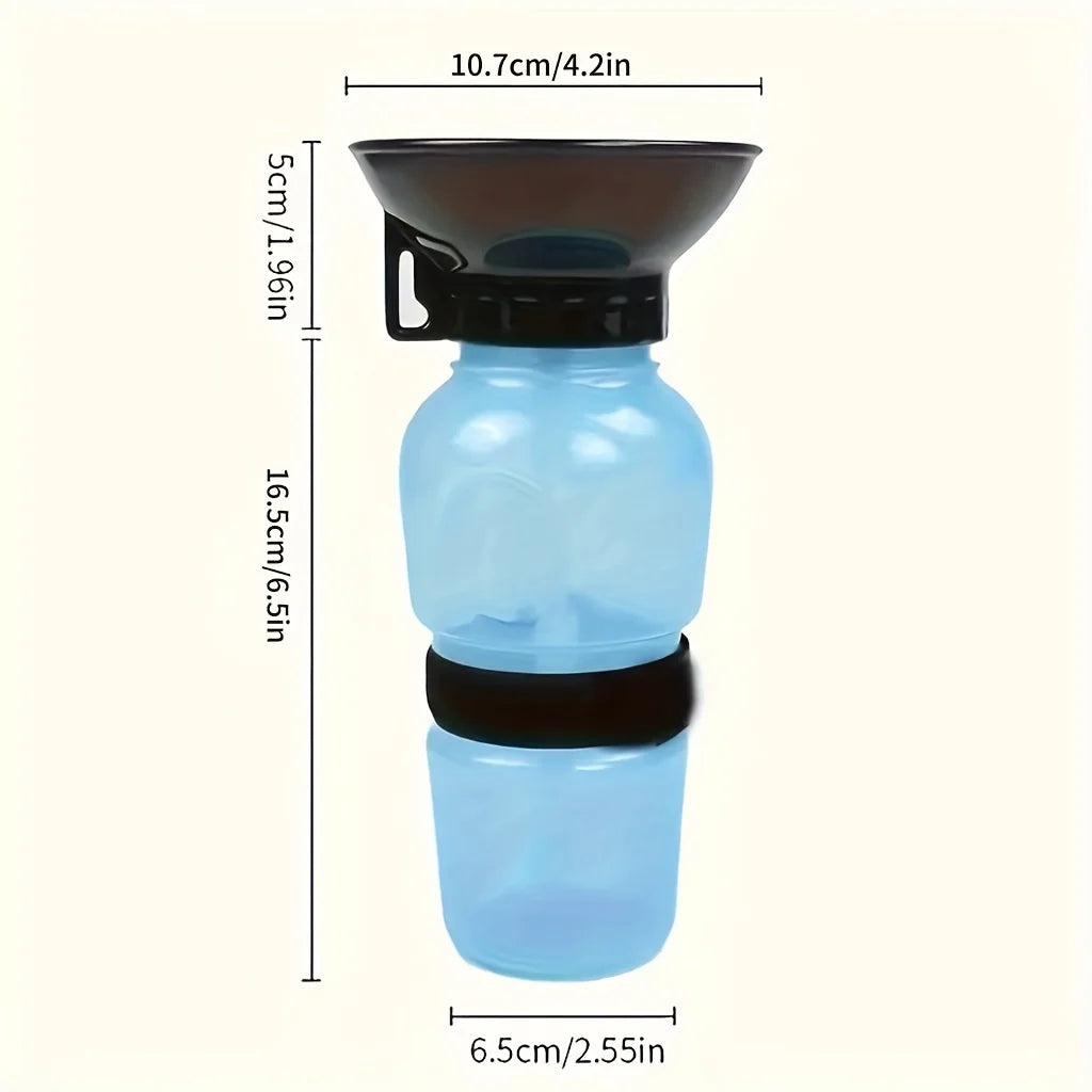 Dog Water Bottle, Portable Travel Water Bottle Dispenser For Dogs - Cats & Kitten Puppies Outdoor Travel Water Bottle Bowl,