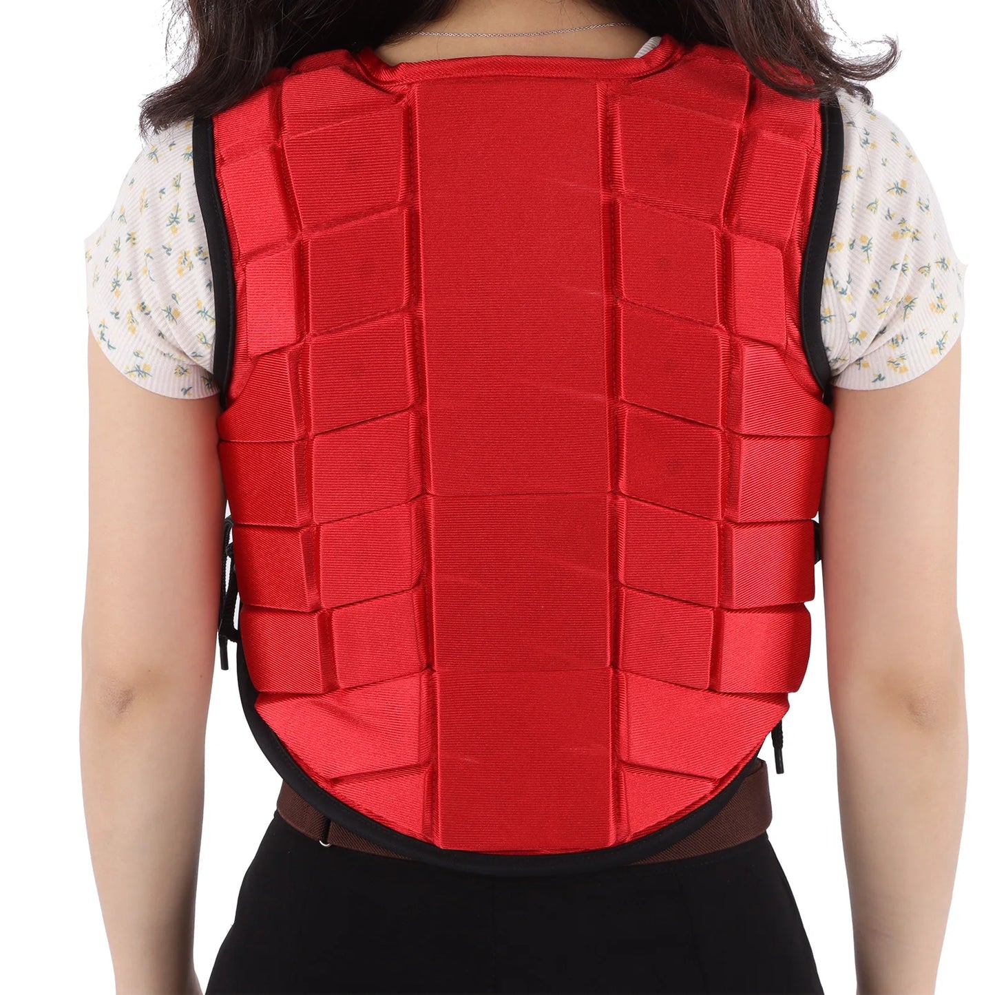 Horse Riding Body Protector for Kids Kids Equestrian Vest Foam Padded Safety Horse Riding Protective Gear Body Protector Red