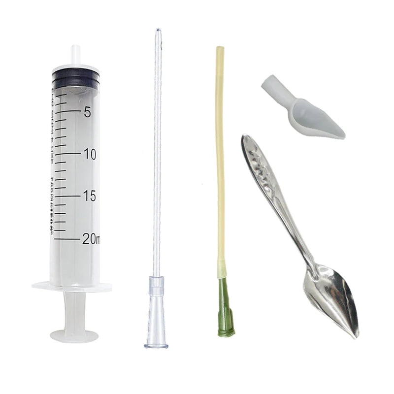 Bird Feeding Dropper Hose Small Pet Feeder Water Needle Tube Water Needle Tube Parrot Feeding Syringe Spoon Kits