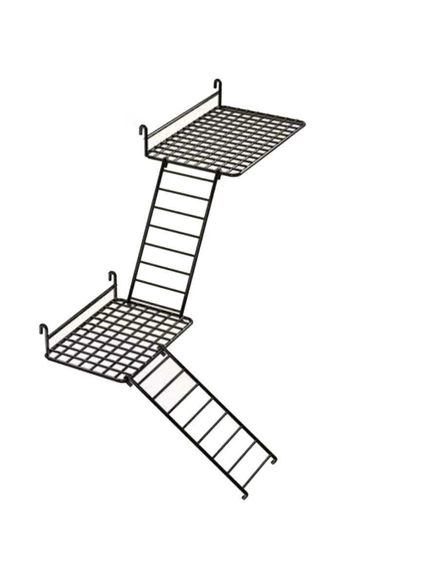 1pc/2pcs parrot station network interactive platform rest platform platform ladder combination toy station net piece