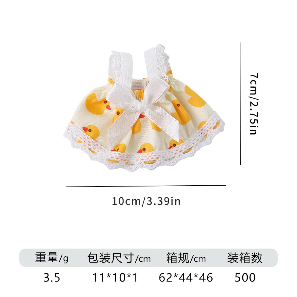 Lovely Handmade Mini Dress Princess Skirt Bow Coat for Small Pets Soft Coat for Ferrets Hamsters Guinea Pigs