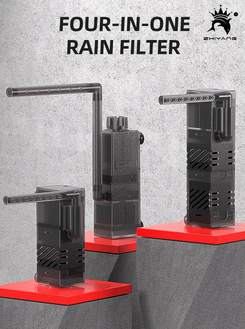 USB fish tank low water filter Aquarium Turtle tank Filter circulation Filtration oxygenation Small fountain