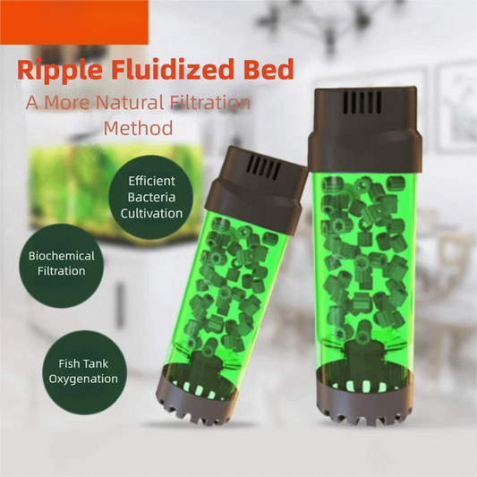 With Air Stone Fluidized Moving Bed Filter Easy Installation Bio Media Sponge Filter High Efficiency Bubble Bio Media Reactor