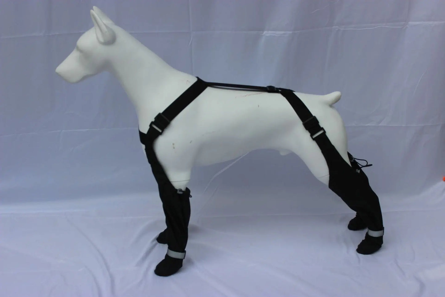 New Anti-Dirt Reflective Stripes Dog Boots All-Season Elastic Waterproof Outdoor Pet Shoes Dogs Non-Slip Grip Machine Washable