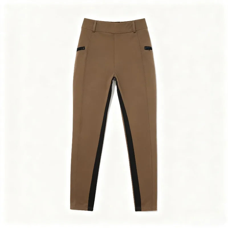 Women's Slim Stretch Equestrian Riding Pants - 2026 European American Style Patch Trousers
