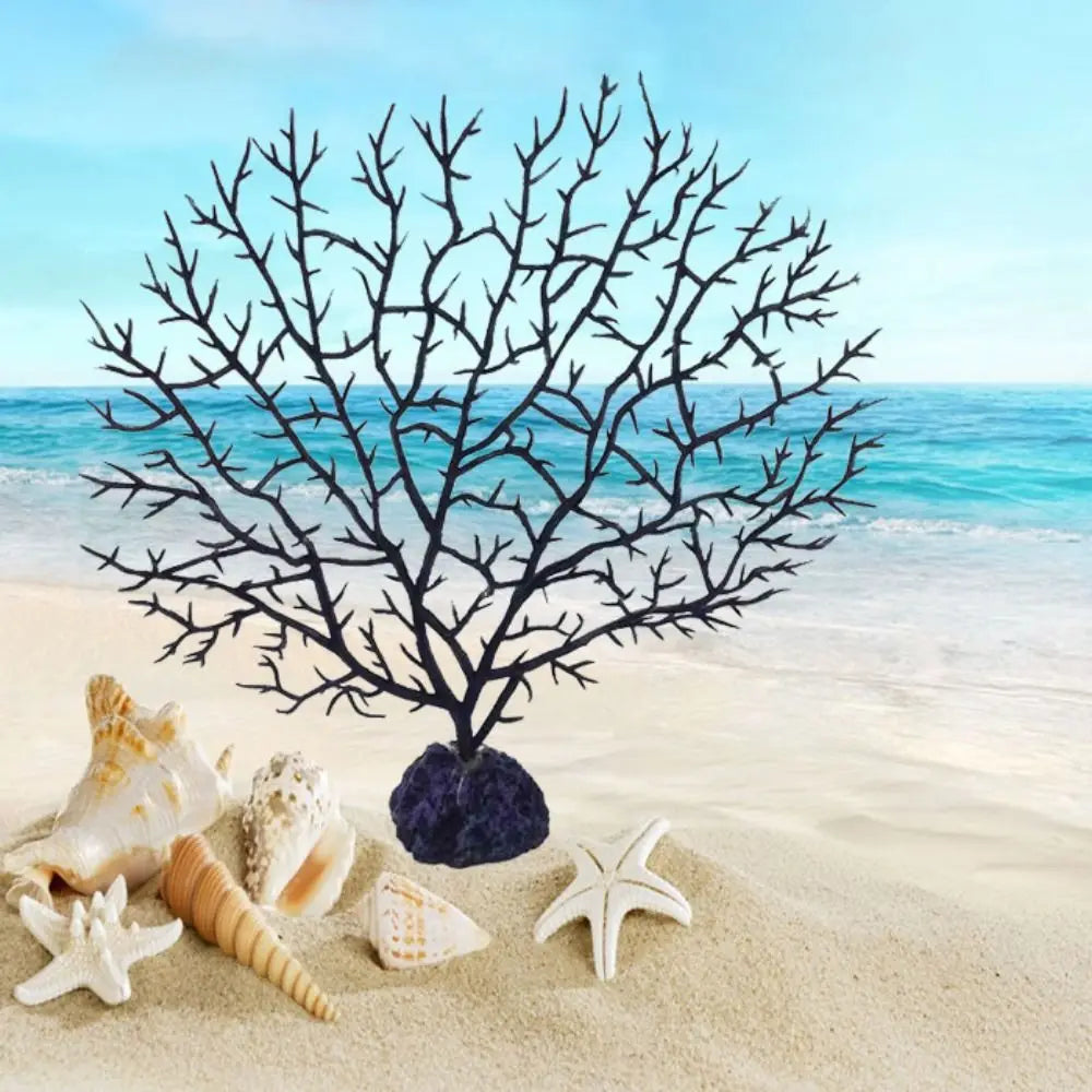 Tree Shape Resin Coral Aquarium Decoration Fishing Fish Tank Landscaping Decor Sea Iron Tree Plastic Coral Aquarium Decor Plants