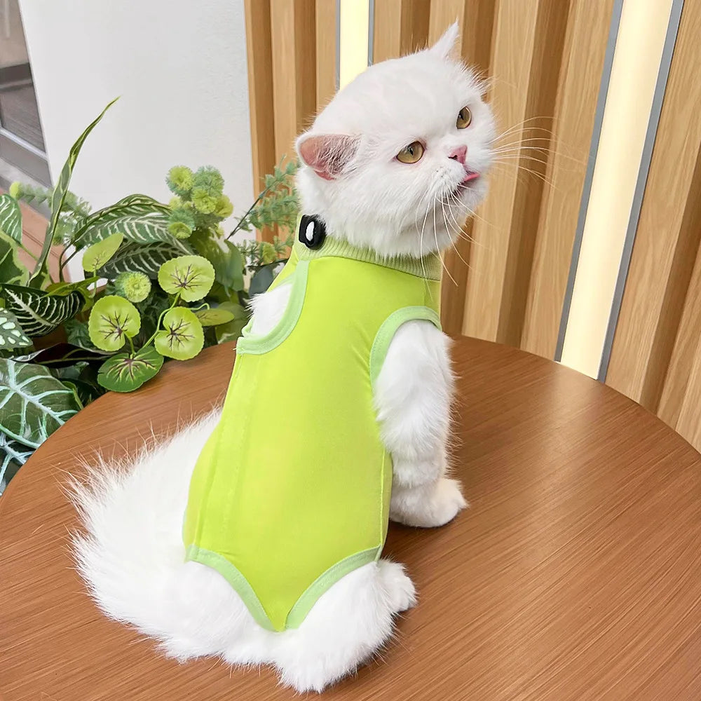 Cats Surgery Recovery Suit for Small Medium Dog Cat Vest Pet Shirt Soft Pajamas After Surgery Wear Recovery Clothes Anti Licking