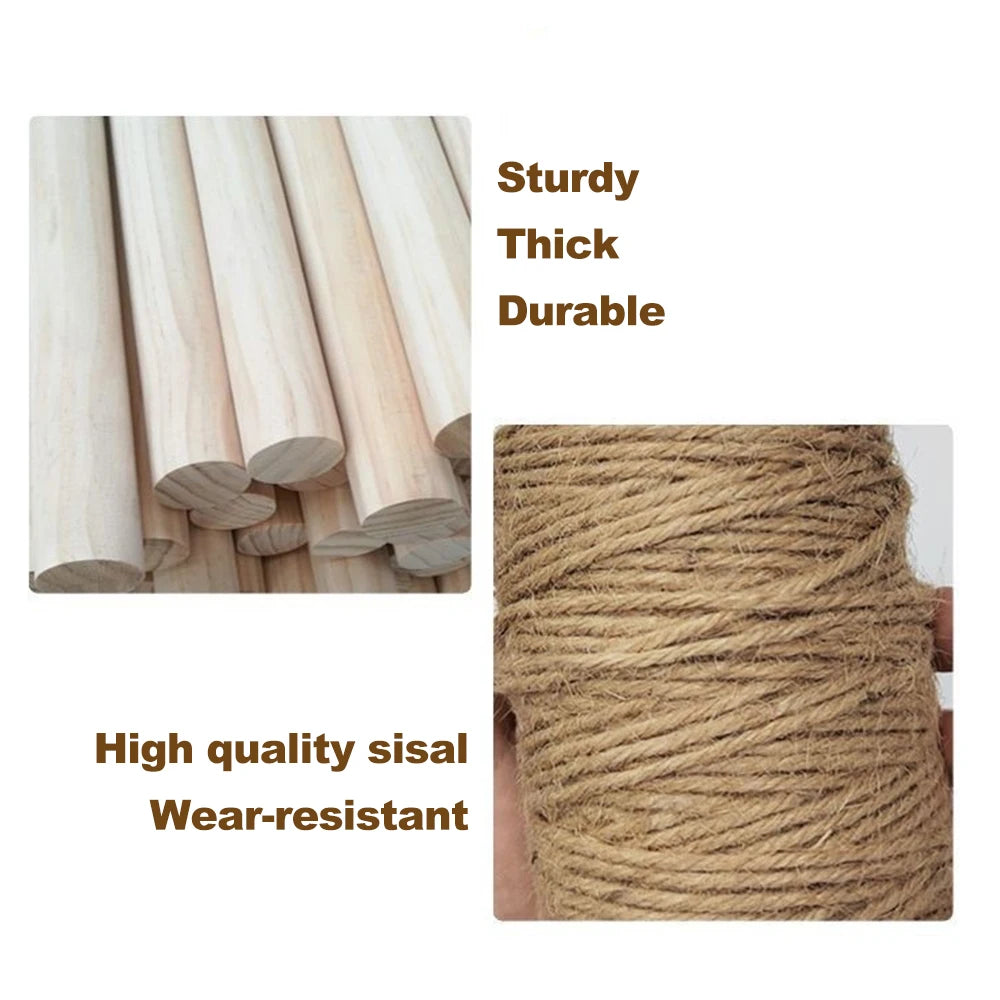 2PCS cat scratch pole, DIY accessories for cat climbing frame, suitable for cat climbing frame or Replacing Old and Damaged Cat Scratch Poles