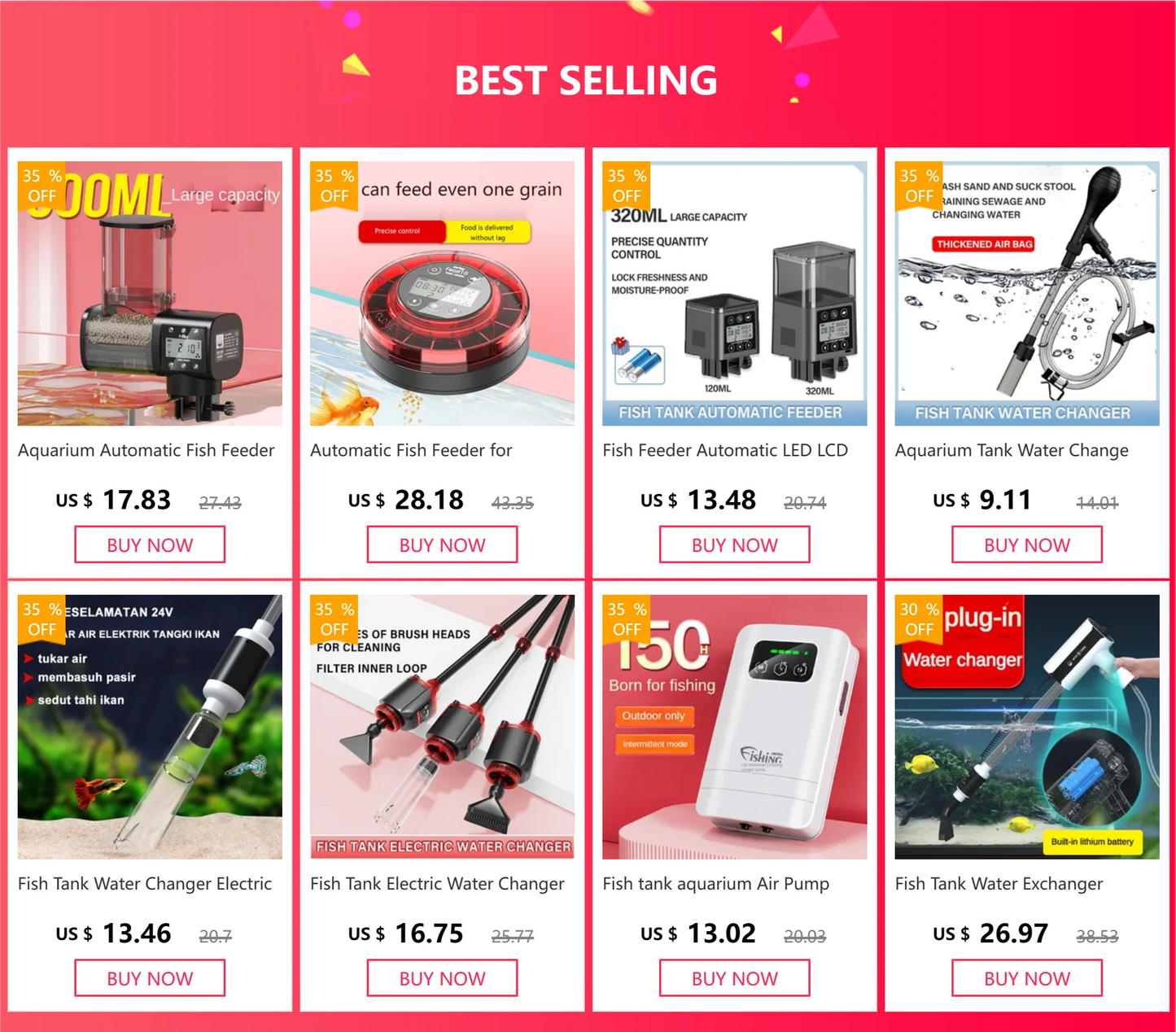 220-240V Multifunctional Fish Tank Electric Water Changer Aquarium Water Exchange Cleaning Tool Filter Suck Fish Feces Silent