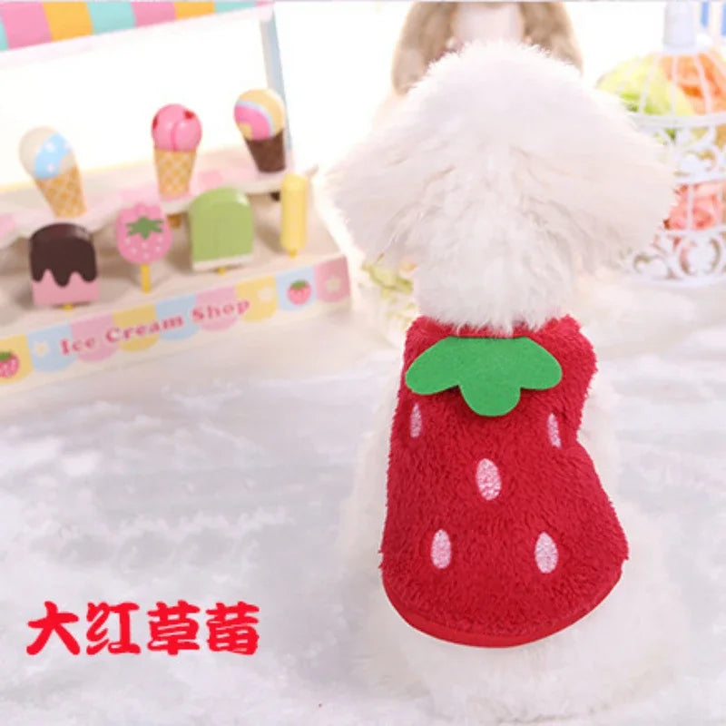 Winter Fleece Bunny Rabbit Guinea Pig Clothes For Mini Milk Dog Cat Teacup Small Animal Chinchilla Ferret Costume Vest Hoodie