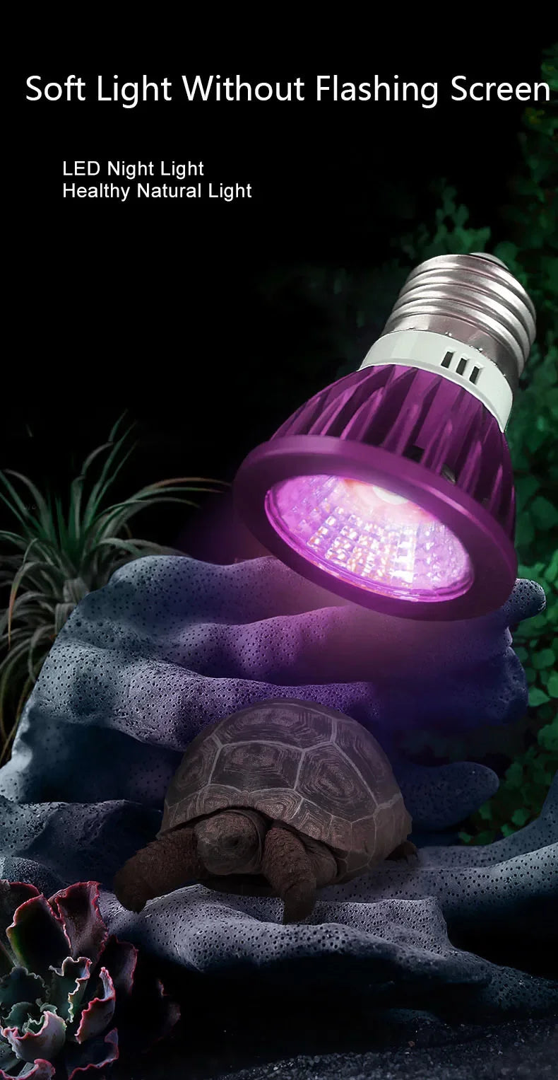 Reptile Imitation Moonlight Night Sleep Lighting Lamp 110/220V Night Lamp Turtle Lizard Snake Reptile Amphibian Pets Accessories