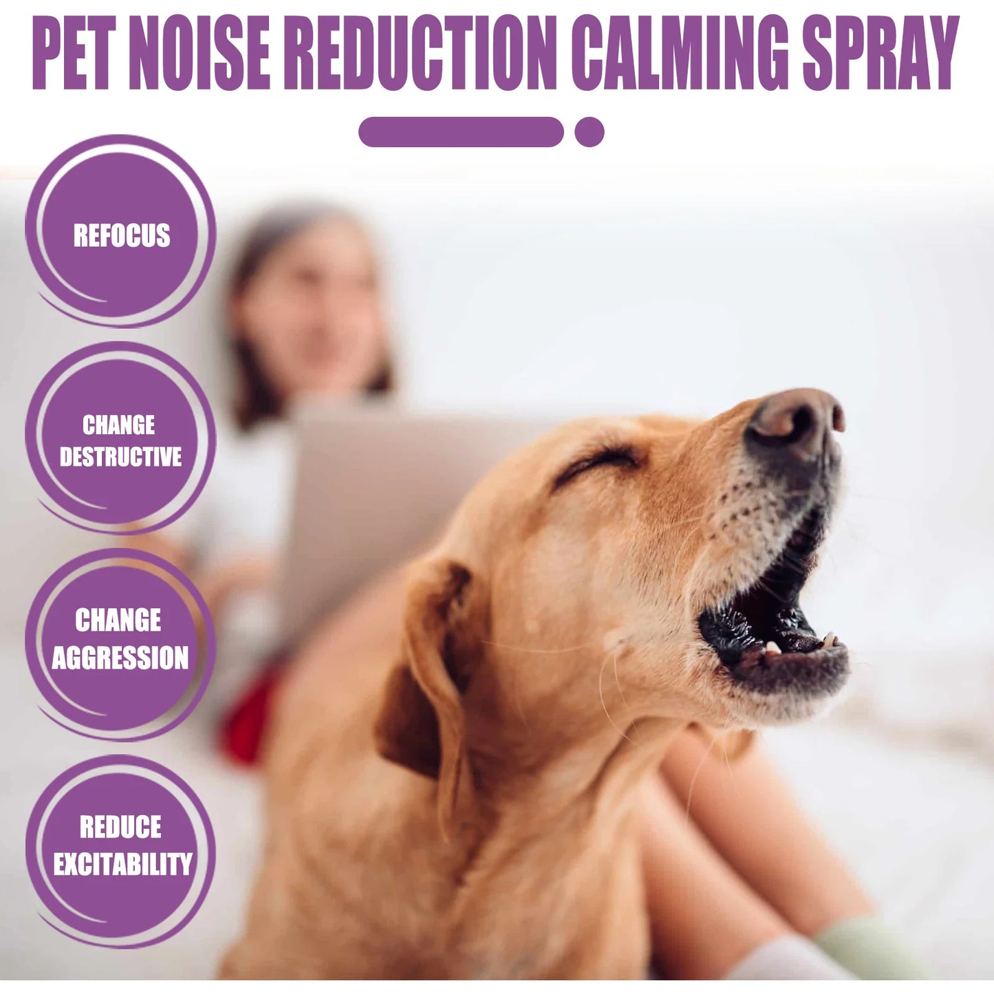 Pet Teeth Cleaning Spray for Cats & Dogs Stain Remover & Deodorizer Spray Fresh Breath Pet Oral Care