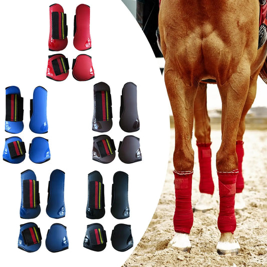 4Pcs Horse Tendon Boots Protection Gear Professional Comfortable Leg Boots