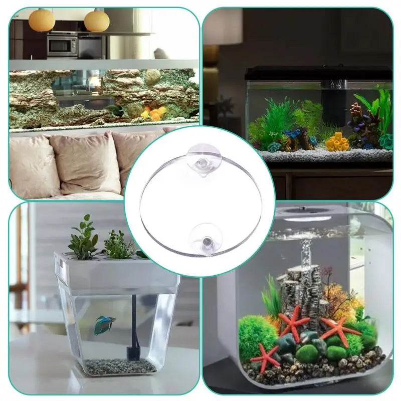 Fish Tank Mirror Double-sided Adhesive Aquarium Waterproof
