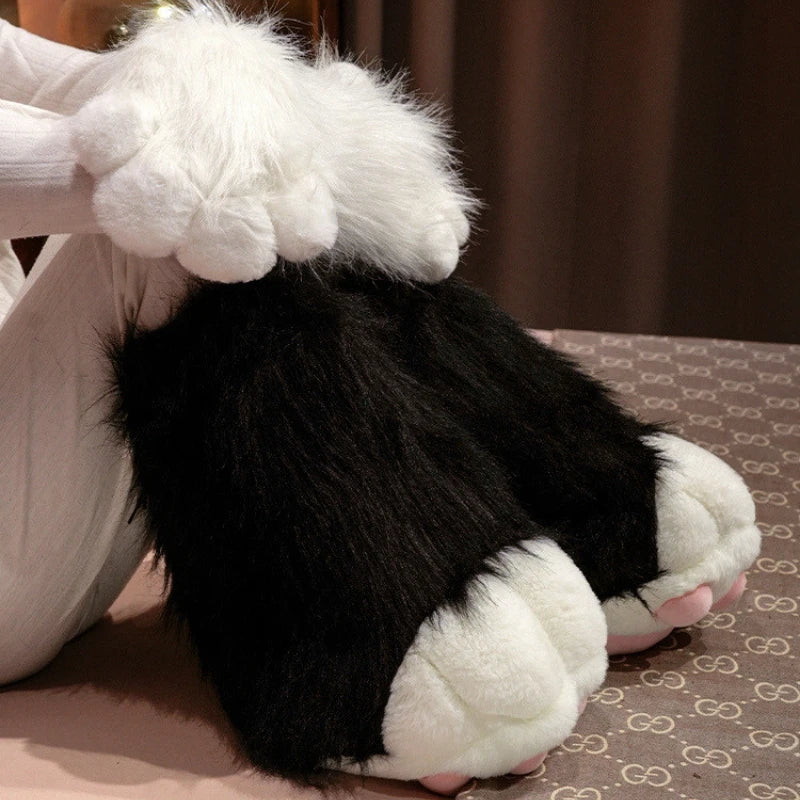 Fursuit Paw Gloves Boots Giant Wearable Accessories Plush Toys Furry Cosplay Cat Bear Shoes Cute Fluffy Animal Manga Party