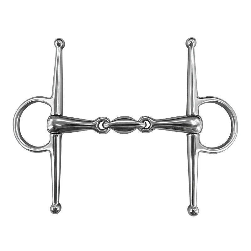 Equestrian Horse Mouth Bit Snaffle Gag Bite Horse Training Riding Harness Supplies