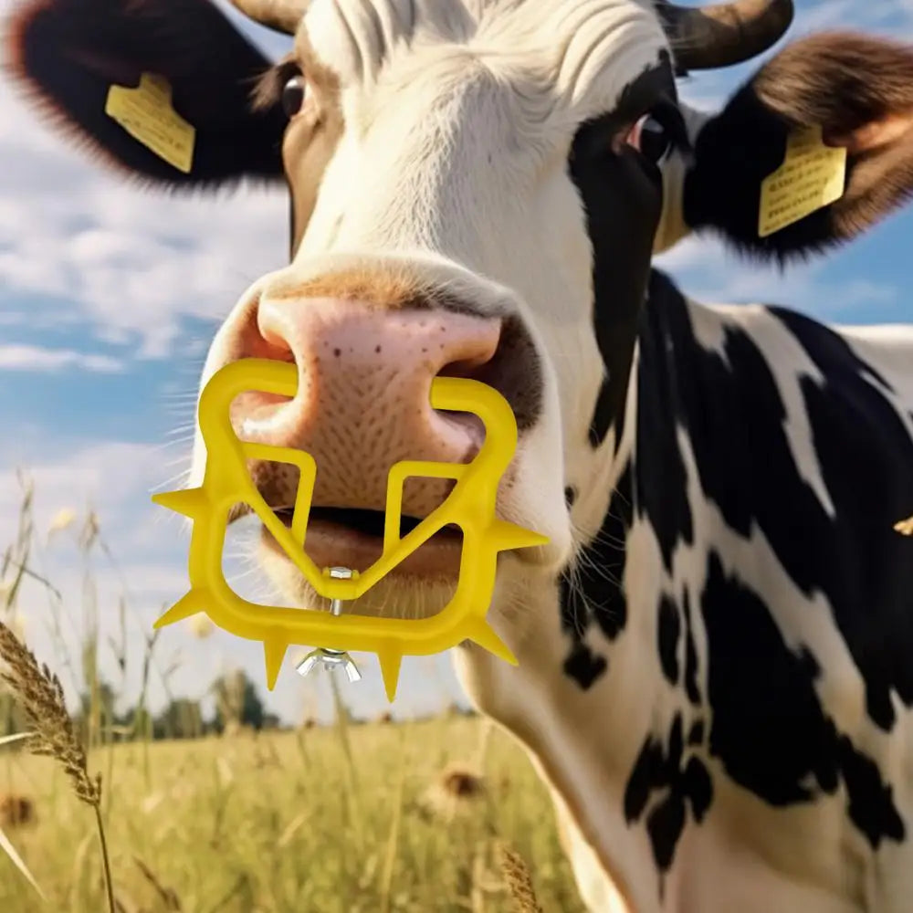 Cow Nose Ring Calf Cow Cattle Weaner 10 Pieces Livestock Nose Ring Large Livestock Farming Tools