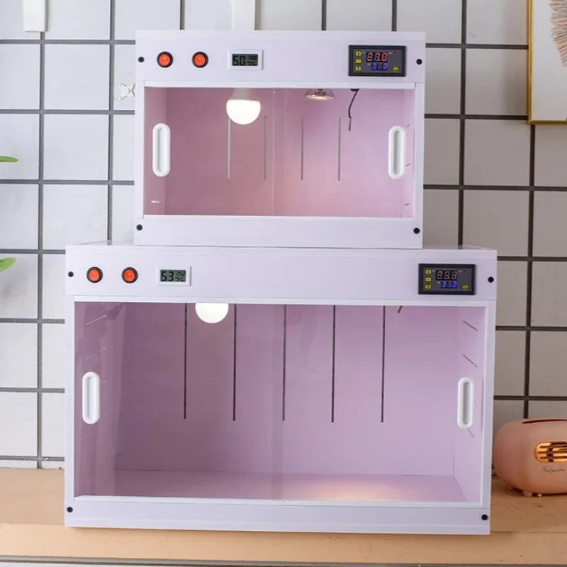 Parrot Thermostatic Feeding Box Reptile Temperature Control Waterproof Terrarium Birds Smart Box Reptiles  Guinea Pigs Pet Habitat House