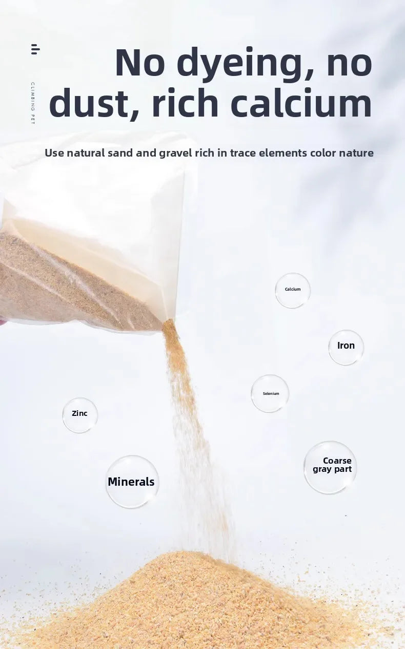 YEE Reptile Calcium Sand Substrate Kit-Premium Desert Terrarium Bedding for Bearded Dragons, Leopard Geckos, Scorpions, Snakes, Spiders & Tortoises