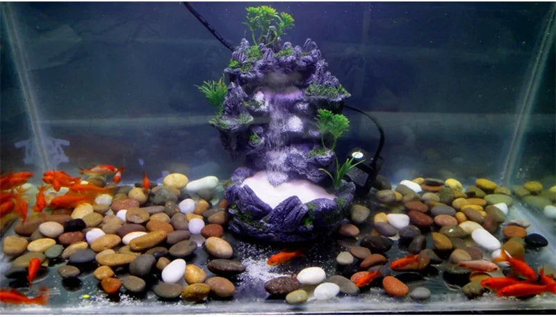 Aquarium Quicksand Waterfall DIY Simulation Rockery Package Fish Tank Landscaping