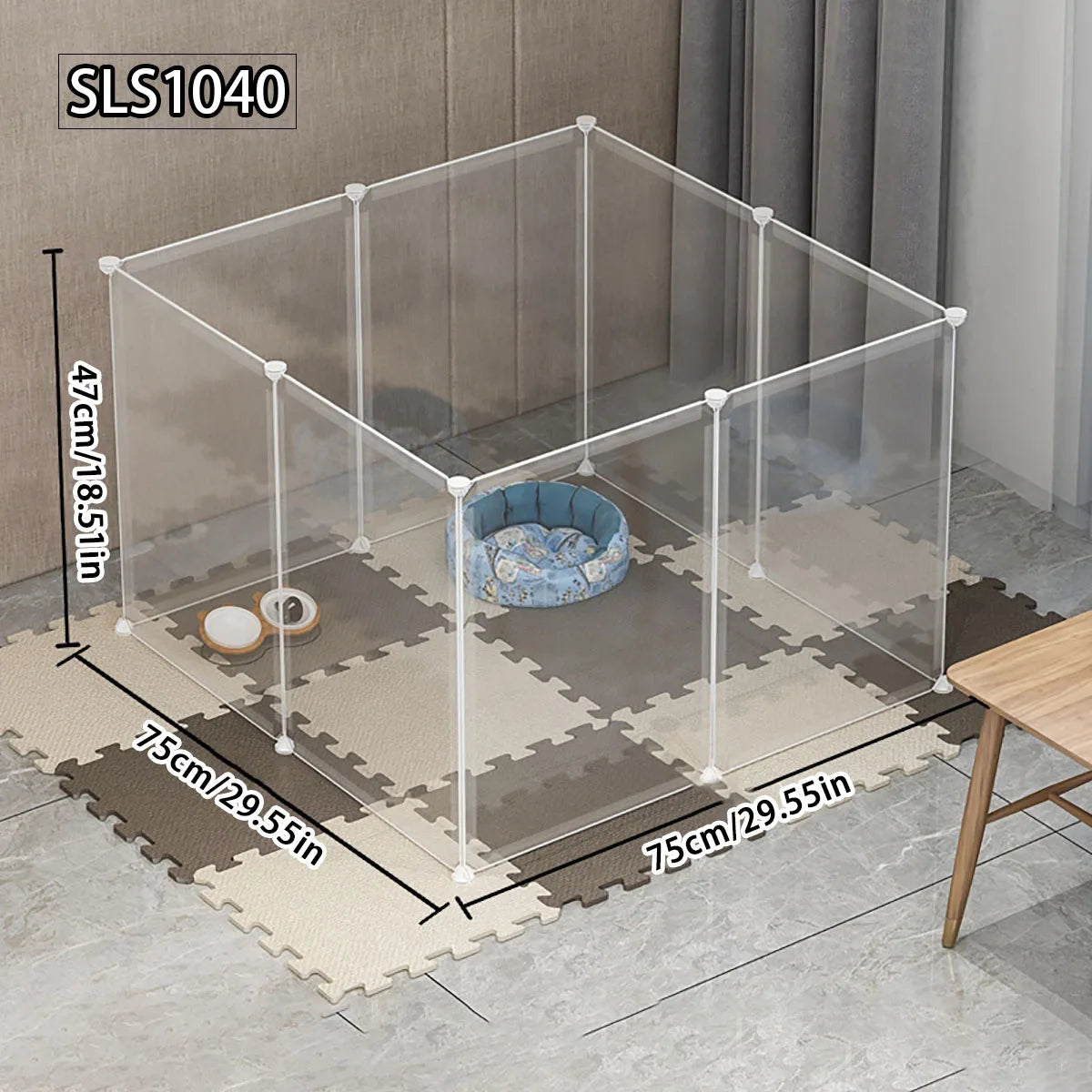 Pet pen Dog cage Indoor kennel fence Dog pen Dog cat free splicing cage Cat cage rabbit