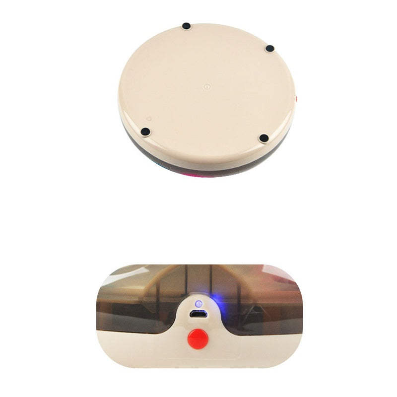 Electric Cat Toy Turntable Pet Interactive Kitten Catches Mouse Plush Toys Play Board Funny Cat Supplies Cats Scratching Board