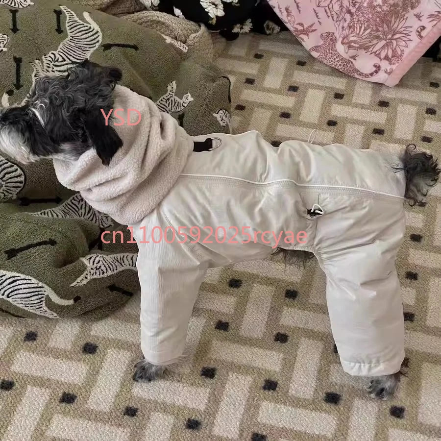 New Autumn Winter Pet Dog Coat - Warm Four-Legged Padded Clothes for Puppy Outdoor Wear