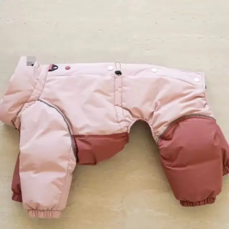 Lingtihuibit Turtleneck Cotton-padded Clothes Autumn Winter Pet Dogs High-necked Cotton Coat Fashion Dogs Warm Windproof Jacket