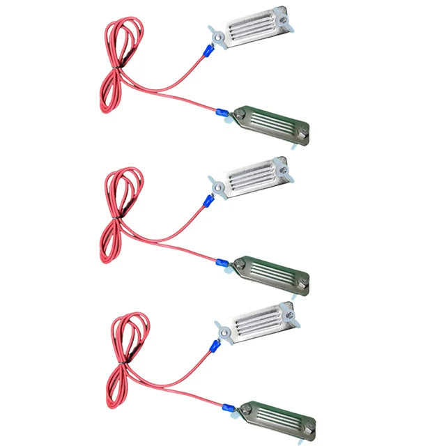 1/3/5 PCS Electric Fence Polytape to Polytape Connectors for Animals Farms Control Electric Fence Poly Tape Connection Connector