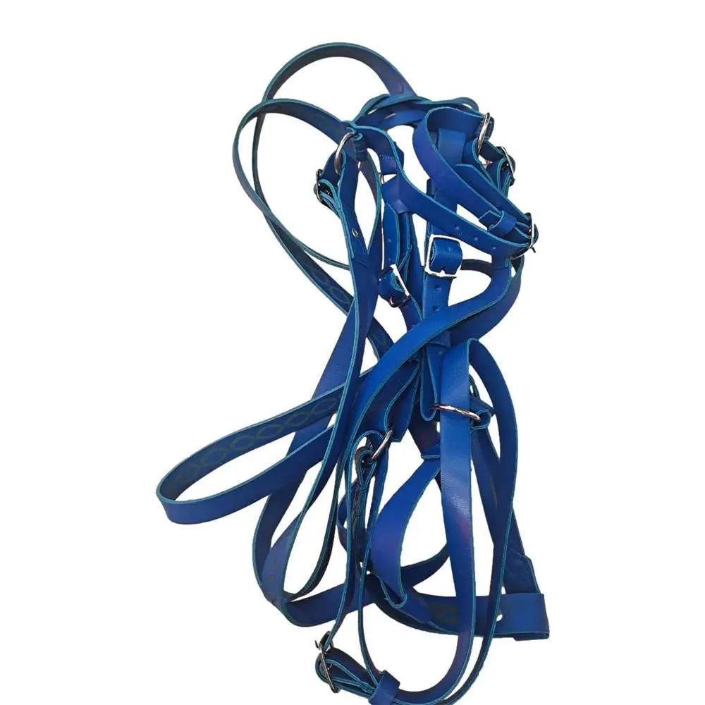 PU Horse Lead Rope Strap Adjustable Equestrian Rein Racing Halters Swivel Buckle Ponies With Metal Buckle Leading Rope
