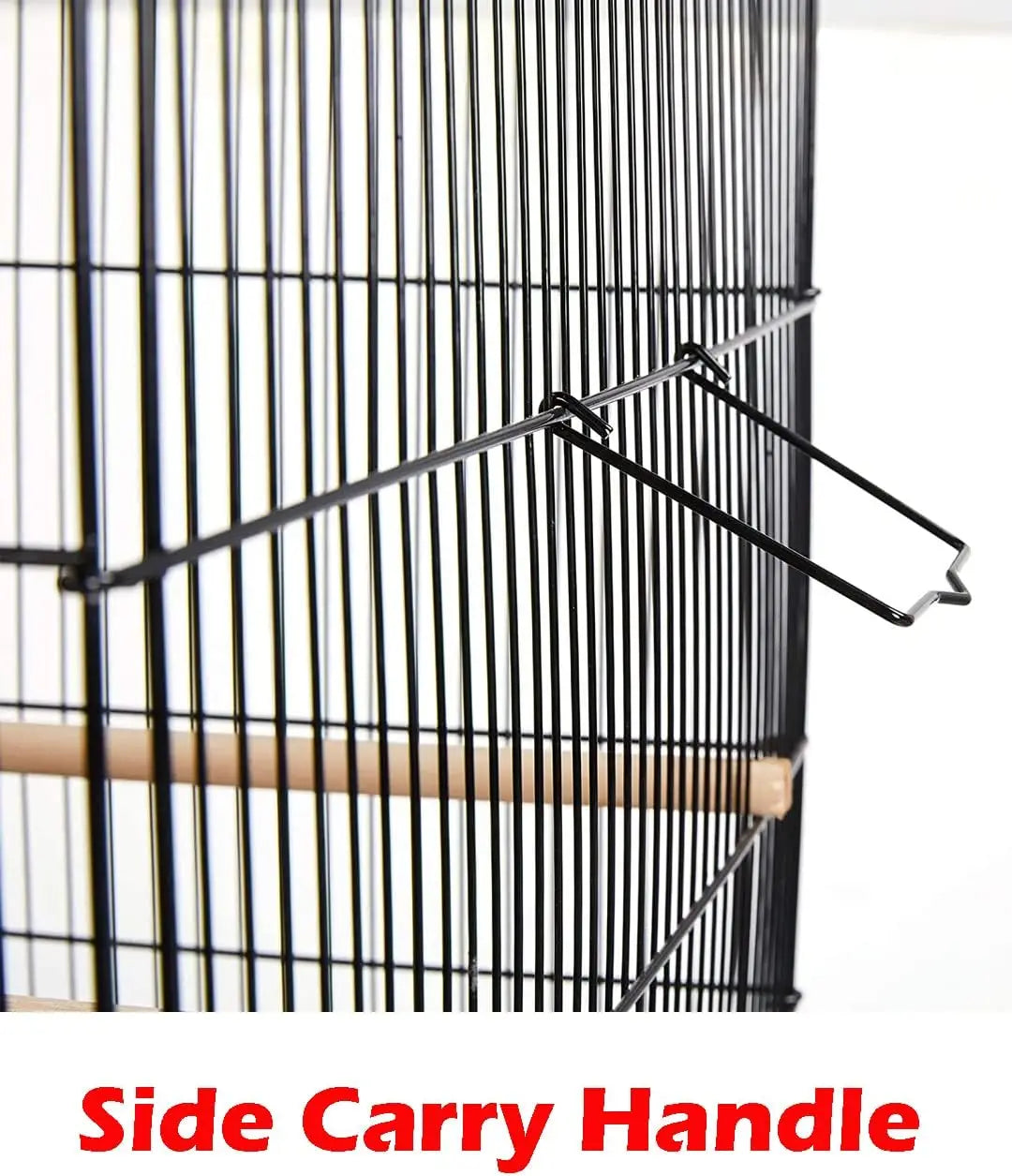 Lot of Breeding Flight Bird Cages for Aviaries Canaries Budgies Finches Lovebirds Parakeet (30"x18"x18" Black)