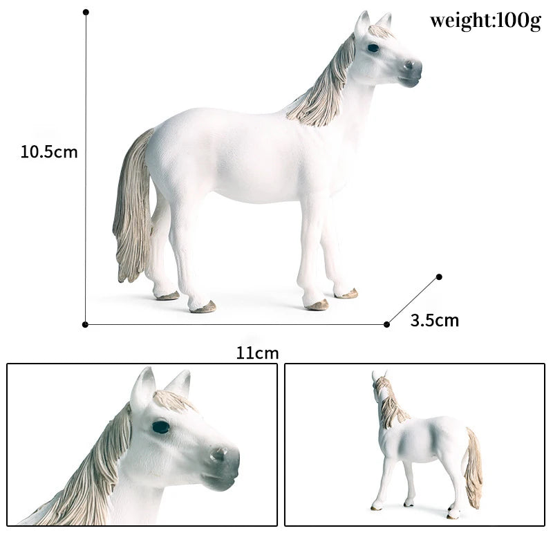 Miniature Horse Cowboy Stud Farm Stable Horseman Action Figures Animal Model Appaloosa Harvard Hannover Clydesdale Quarter Horse and more