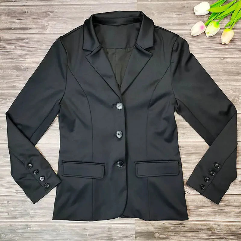 MXLLINA Spring Autumn Equestrian Jacket Women's Sports Coats Horse Riding Competition Soft Top Equestrian Western-Style Clothes