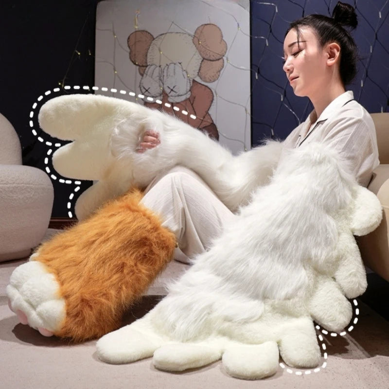 Fursuit Paw Gloves Boots Giant Wearable Accessories Plush Toys Furry Cosplay Cat Bear Shoes Cute Fluffy Animal Manga Party