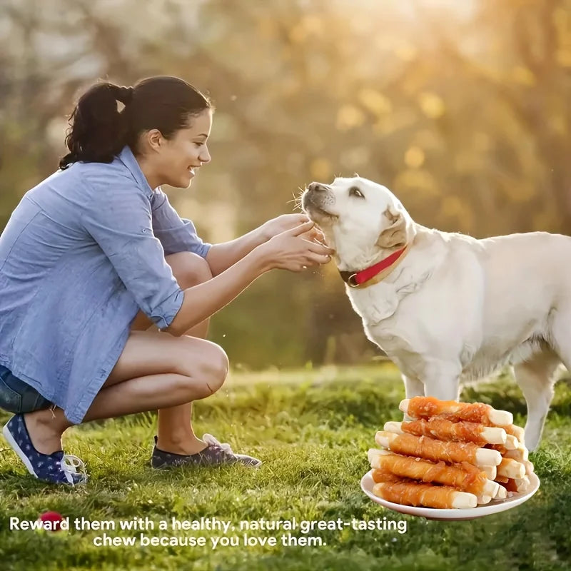 200g/400g(7.05oz/14.1oz) Dog Treats For Small, Medium, & Large Dog - Made With Chicken and Milk, Healthy, Easily Digestible