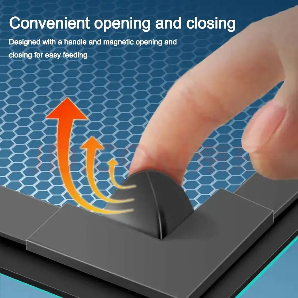 Sturdy Magnetic Fish Tank Lid Cover DIY Easy Installation Fish Tank Mesh Lid Cover Turtle Tank Net Fish Tank