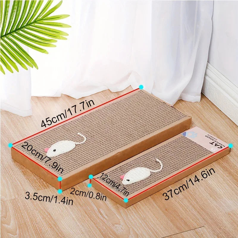 Cat Toy Self-Entertainment Durable Scratching Board Set Cat Claw Sharpener Corrugated Paper Cat Scratching Pad Pet Supplies