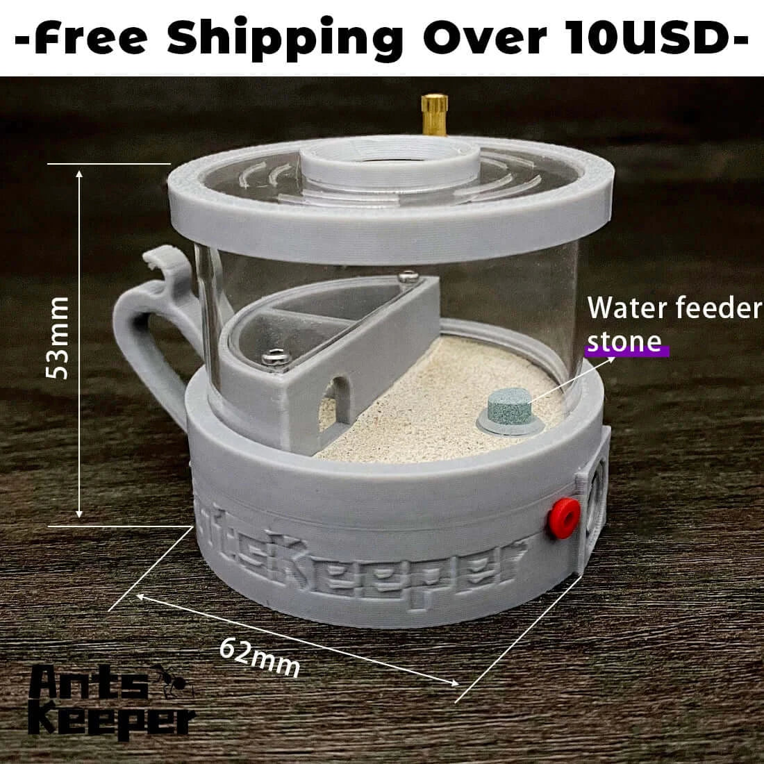 【Tea Cup] Ant Keeper Ant Farm with Light Block Sheet for Ants New Queen or Small Colony Ant House Nest Anthill