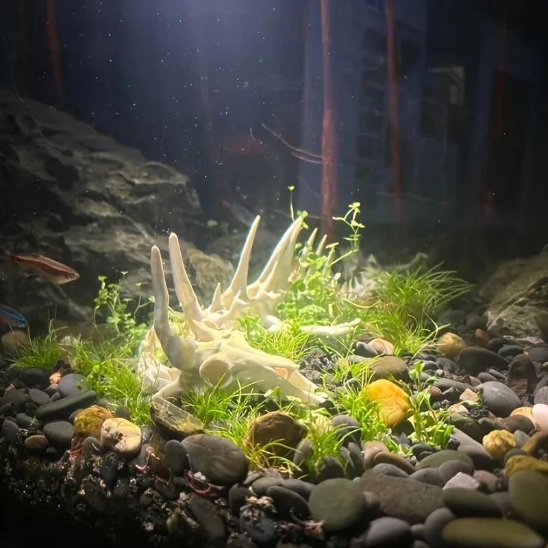 Articulated Jointed Keel Aquarium Dragon-Shaped Fishbone Decoration Flexible Spine With Movable Joints For Home Aquarium Decor