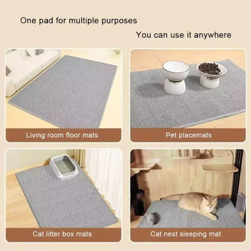Trimmable Cat Scratching Mat Cat Scratcher Sofa Tape Scratching Post Self-adhesive Carpet Cat Scratch Board Cat Accessories