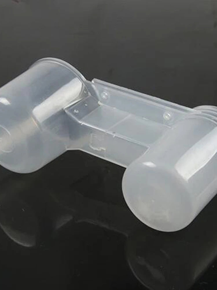 Plastic Pet Bird Drinker Feeder Water Bottle Cup Chicken Pigeon Parrot Hamster Cat Double Nozzle Water Guide For Family Garden